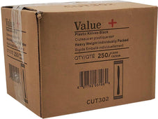 Value+ - Black Knives - Heavy Duty Ind. Wrapped