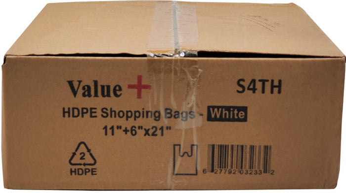 Value Plus - S4 Thank You White Bags