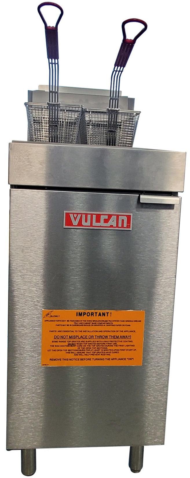 Vulcan - LG400 45LB - 120,000 BTU - Deep Fryer Natural Gas