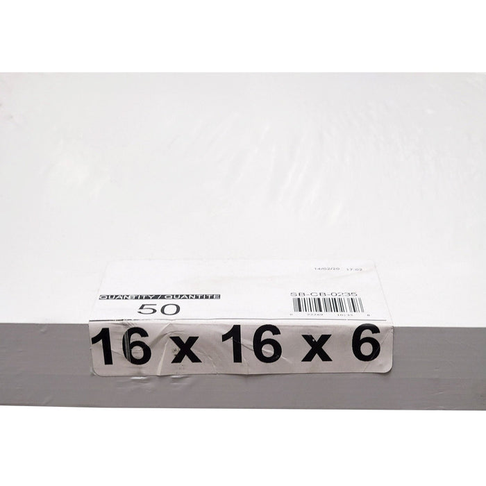 EB - White Cake Boxes - 16x16x6
