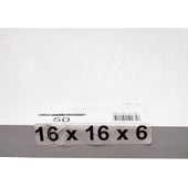 White Cake Boxes - 16x16x6