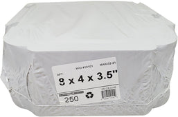 White Cake Boxes - 8x4x3½