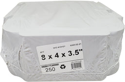 White Cake Boxes - 8x4x3½