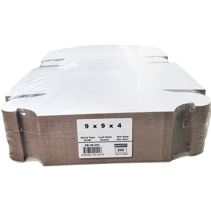 EB - White Cake Boxes - 9x9x4