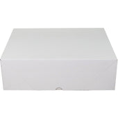 White Cake Boxes - Half Slab 2 pc