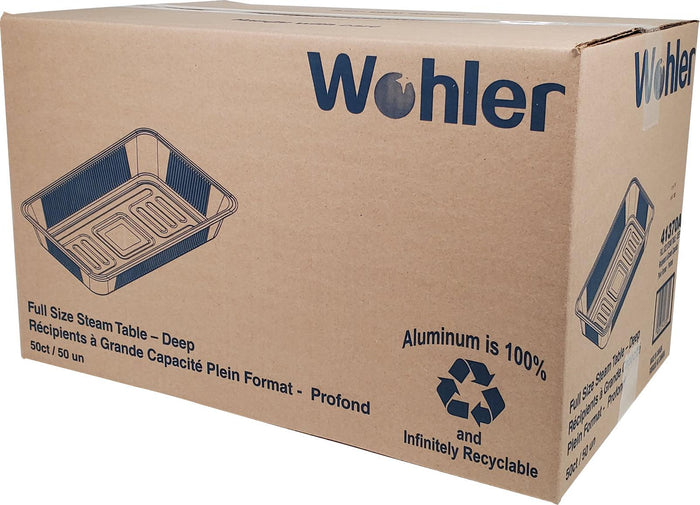 XE - Wohler - Aluminium Tray - Full Size - Deep