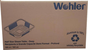 XE - Wohler - Aluminum Tray - Half Size - Deep
