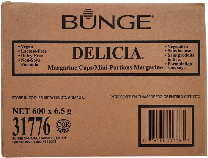 Delicia - Margarine Cups - Vegan